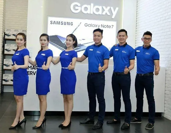 Đồng phục Samsung, Đồng phục công ty samsung, áo đồng phục samsung, đồng phục công nhân samsung, đồng phục nhân viên samsung